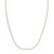 Double Extendable Cable Chain in 14k Rose Gold (1.40 mm)