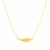 14K Yellow Gold Angel Wing Necklace