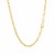 Textured Links Pendant Chain in 14k Yellow Gold (3.3 mm)