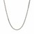 Sterling Silver Rhodium Plated Wheat Chain (2.20 mm)