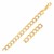 Pave Curb Bracelet in 14k Two Tone Gold (9.70 mm)