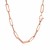 14K Rose Gold Bold Paperclip Chain (4.20 mm)