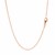 Oval Cable Link Chain in 18k Rose Gold (1.50 mm)