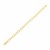 14k Yellow Gold 7 1/4 inch Bombay Paperclip Chain Bracelet (5.60 mm)