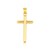 High Polish Cross Pendant in 14k Yellow Gold