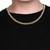 Miami Cuban Semi Solid Chain in 14k Yellow Gold (8.00 mm)