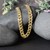 Miami Cuban Semi Solid Chain in 14k Yellow Gold (8.00 mm)