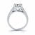 Trellis Diamond Engagement Ring Mounting in 14k White Gold