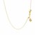 Adjustable Cable Chain in 14k Yellow Gold (0.97 mm)