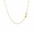 14k Yellow Gold 17 inch Necklace with Round Citrine