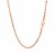 Solid Diamond Cut Rope Chain in 14k Rose Gold (2.30 mm)