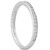 Diamond Micro-pave Wedding Ring Band in 14k White Gold