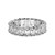 Emerald Cut Lab Grown Diamond Eternity Ring in 14k White Gold (2 cttw FG/VS2)