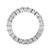 Emerald Cut Lab Grown Diamond Eternity Ring in 14k White Gold (2 cttw FG/VS2)