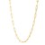 14k Yellow Gold Long Domed Paperclip Chain Necklace (4.80 mm)