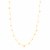 14K Tri Color Necklace with Dangling Circles