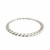 Classic Rhodium Plated Curb Bracelet in Sterling Silver  (7.90 mm)