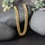 Semi Solid Miami Cuban Chain in 10k Yellow Gold (6.10 mm)