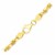 Solid Diamond Cut Rope Chain in 10k Yellow Gold (5.00 mm)