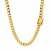 Semi Solid Miami Cuban Chain in 14k Yellow Gold (5.00 mm)