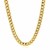 Miami Cuban Semi Solid Chain in 14k Yellow Gold (5.50 mm)