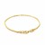 Solid Diamond Cut Rope Bracelet in 10k Yellow Gold  (1.60 mm)