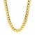 14k Yellow Gold Polished Miami Cuban Chain Necklace