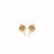 Classic Round Stud Earrings in 14k Yellow Gold(3mm)