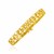 14k Yellow Gold Basket Weave Bracelet