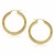 Classic Hoop Earrings in 14k Yellow Gold (5x40mm)