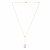 14k Yellow Gold Tesoro Pearl Lariat Necklace