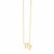 14K Yellow Gold Virgo Necklace