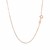 Classic Box Chain in 14k Rose Gold (0.6 mm)