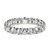 Round Cut Lab Grown Diamond Eternity Ring in 14k White Gold (2 cttw FG/VS2)