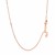 Adjustable Box Chain in 14k Rose Gold (0.70 mm)