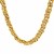 Thick Byzantine Chain Necklace in 14k Yellow Gold