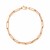 14K Rose Gold Bold Paperclip Chain Bracelet (4.20 mm)