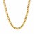 Miami Cuban Semi Solid Chain in 14k Yellow Gold (4.50 mm)