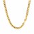 Miami Cuban Semi Solid Chain in 14k Yellow Gold (4.50 mm)