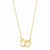 14k Yellow Gold High Polish Handcuff Necklace