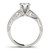 14k White Gold Antique Pronged Round Diamond Engagement Ring (1 1/8 cttw)