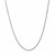 Adjustable Box Chain in 14k White Gold (1.10 mm)