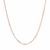 Diamond Cut Cable Link Chain in 18k Roese Gold (1.10 mm)