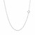 Classic Box Chain in 14k White Gold (0.45 mm)