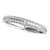 14k White Gold Two-Row Pave Set Diamond Wedding Band (1/4 cttw)