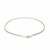 Rolo Anklet in 10k White Gold (2.3 mm)