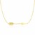 Arrow Design Chain Necklace in 14k Yellow Gold