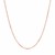 Diamond Cut Cable Link Chain in 14k Rose Gold (1.1 mm)