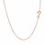 Diamond Cut Cable Link Chain in 14k Rose Gold (1.1 mm)