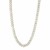 14k Yellow Gold White Pave High Polish Modern Lite Edge Chain (11.50 mm)